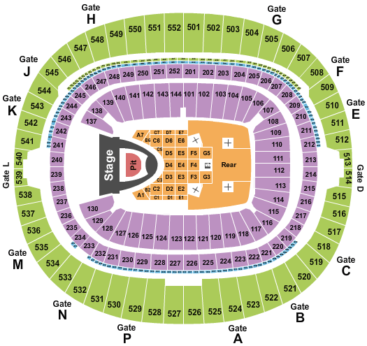 Wembley Stadium BLACKPINK Seating Chart
